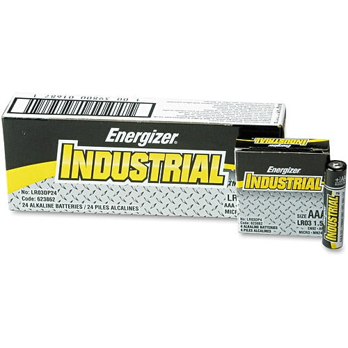 Box of 24 Lot Energizer Industrial AA Alkaline Battery 24 Pack EN91